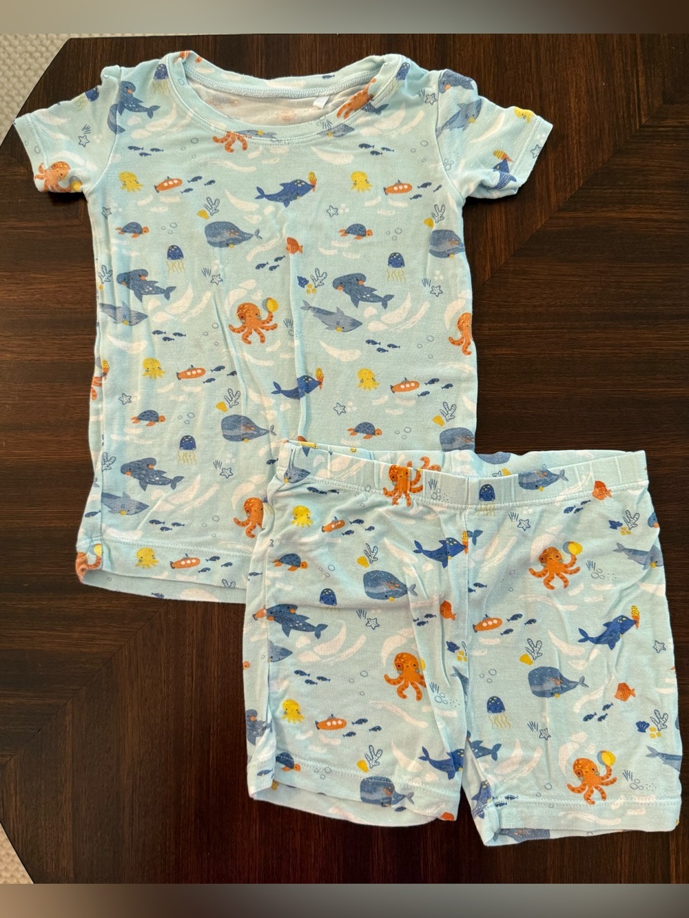 Angel Dear sea animal themed pajama set